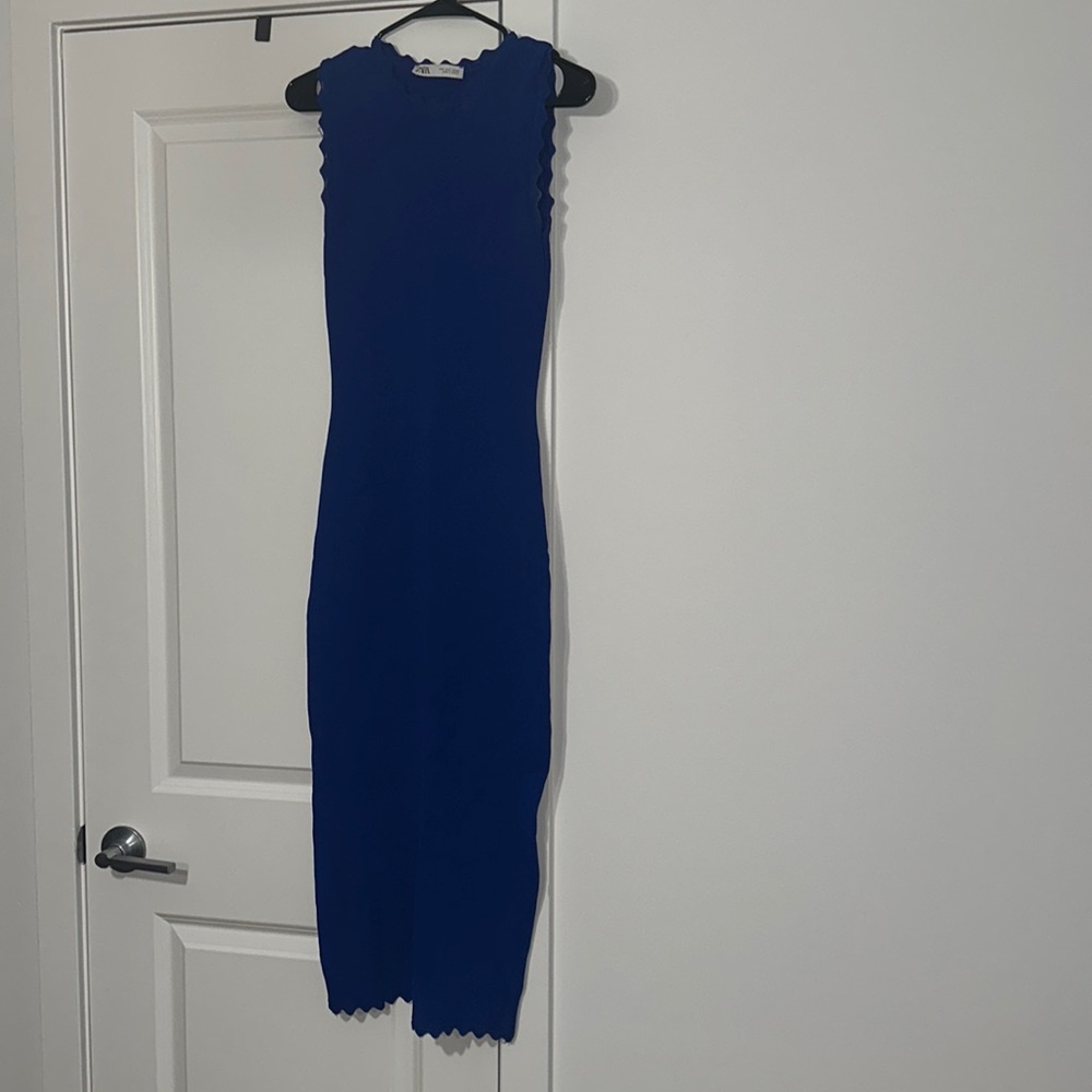 Blue dress